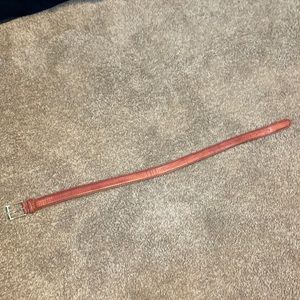 barneys new york red leather belt